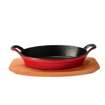 Assadeira Brinox Oval Sauté Vermelha 24x17,2x4,5 1l 57503163