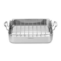 Assadeira Cuisinart Multiclad Pro - Inox Tripla Camada 40cm Assadeira Cuisinart Multiclad Pro - Inox Tripla Camada 40cm
