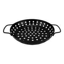 Assadeira de aço redonda churrasqueira grill 30x24 cm - Clink