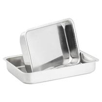 Assadeira De Aluminio 4,2 Litros Alta Retangular ATEF Assadeira De Aluminio 4,2 Litros Alta Retangular ATEF