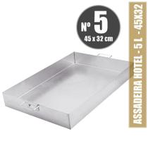 ASSADEIRA DE ALUMÍNIO INDUSTRIAL, Nº 5 45X32CM X 6 ALT FORTALEZA ASSADEIRA DE ALUMÍNIO INDUSTRIAL, Nº 5 45X32CM X 6 ALT FORTALEZA