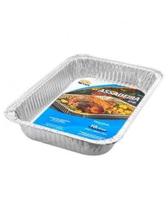 Assadeira de Alumínio Retangular D100 10 Litros Wyda Assadeira de Alumínio Retangular D100 10 Litros Wyda