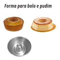 Assadeira de bolo e pudim aluminino polido utensílio de cozinha