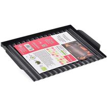 Assadeira De Ferro Antiaderente Retangular Com Alça 42x27cm Wincy Assadeira De Ferro Antiaderente Retangular Com Alça 42x27cm Wincy