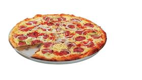 Assadeira De Pizza Forma Redonda Bandeja Em Alumínio Polido IF 35 N 3 De 37 cm
