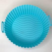 Assadeira De Silicone Para Air Fryer 23,5Cm Reutilizável