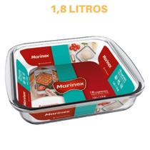 Assadeira De vidro Quadrada 1,8L Marinex