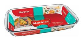 Assadeira De Vidro Retangular Travessa Forma Marinex 2.2 L