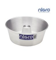 Assadeira Forma Bolo Pudim Redonda Tubo 2 Litros Nigro