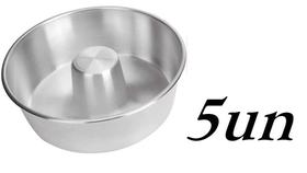 Assadeira Forma De Bolo Com Furo Redonda Tamanho 30-Kit 5Un