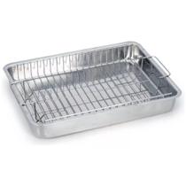 Assadeira Forma N 3 Com Grelha Grade Para Assar Borda Alta - Arary