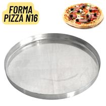Assadeira Forma Redonda Para Pizza 16 Cm Brotinho Em Alumínio