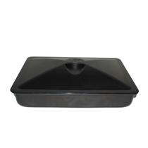 Assadeira Forma Retangular De Alumínio e Fundo Antiaderente com Tampa Assadeira Forma Retangular De Alumínio e Fundo Antiaderente com Tampa