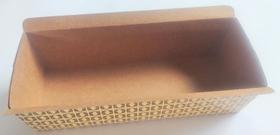 Assadeira Forneável para Bolo Inglês com Tampa 400gr. Caixa. 10 Unidades