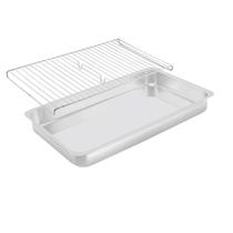 Assadeira Forno GN Aluminio 52,5x32,0x6,2 Grelha ABC