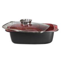 Assadeira Frangueira Retangular Classic 5,4L Preta - Docesar