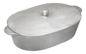 Assadeira Fundida Oval Com Tampa 32x20x9 4 Litros Belmar