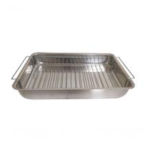 Assadeira Grande Nº4 Com Grelha De Alça Para Forno Belmar Assadeira Grande Nº4 Com Grelha De Alça Para Forno Belmar