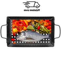 Assadeira Grelha Multiuso Para Churrasqueira Antiaderente Assadeira Grelha Multiuso Para Churrasqueira Antiaderente