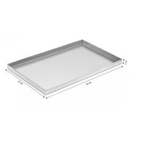 Assadeira Hotel Com Dobra 80x40x3 - Alumínio Abc