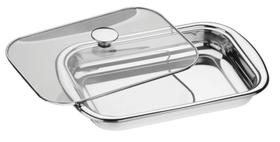 Assadeira Inox Tampa Vidro 34Cm Cosmos Tramontina 61315/344