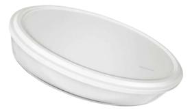 Assadeira Marinex Oval Individual Com Tampa Plástica 1,6L