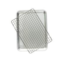 Assadeira Nordic Ware Naturals, um quarto de folha com grade