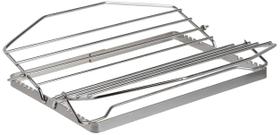 Assadeira Norpro 275 Ajustável em Prata Niquelada