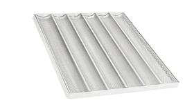 Assadeira pao 6 ondas 60x80 aluminio Assadeira pao 6 ondas 60x80 aluminio