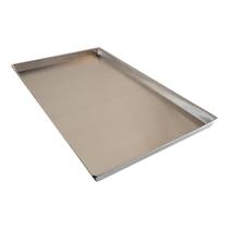 Assadeira Pão Doce Flandres 65x39x3,5 cm - Kit 5 Peças