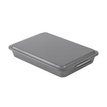 Assadeira para bolos GoodCook Everyday, aço antiaderente, 9 x 13 polegadas, cinza