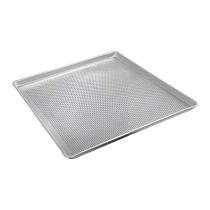 Assadeira Para Forno Turbo Perfurada Aluminio Estampada 35X35x1 - Imeca Assadeira Para Forno Turbo Perfurada Aluminio Estampada 35X35x1 - Imeca