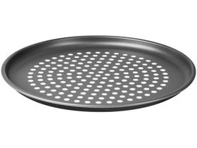 Assadeira para Pizza Tramontina Grafite em Alumínio com Revestimento Antiaderente Perfurada 30 cm Assadeira para Pizza Tramontina Grafite em Alumínio com Revestimento Antiaderente Perfurada 30 cm