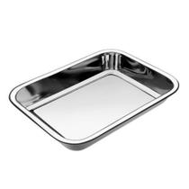 Assadeira para Servir 40x28 em Aço Inox Assadeira para Servir 40x28 em Aço Inox