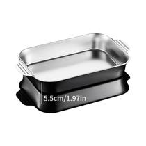 Assadeira Profunda Antiaderente De Aço Inoxidável, Bandeja Para Grelhar, Acessórios Para Forno, Assadeira Profunda Antiaderente De Aço Inoxidável, Bandeja Para Grelhar, Acessórios Para Forno,