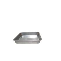Assadeira Quadrada Rasa Alumínio 17,8 x 17,8 x 3,0 cm JOLLY