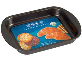 Assadeira Rasa em Alumínio Grafite 28cm - Tramontina