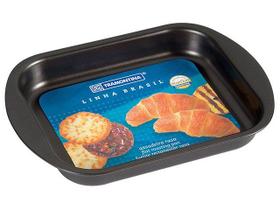 Assadeira Rasa Tramontina Antiaderente Starflon Max 28 cm Alumínio Grafite para Forno Ideal para Assados Doces e Salgados