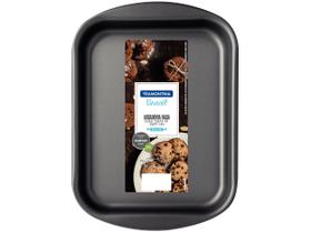 Assadeira Rasa Tramontina Brasil em Aluminio com Revestimento Interno e Externo Antiaderente Starflon T1 Grafite 22 cm 1