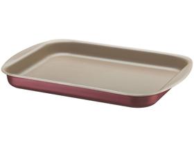 Assadeira Rasa Tramontina em Alumínio com Revestimento Antiaderente Starflon Vermelha 22 cm 1,4 L