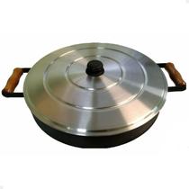 Assadeira Redonda Aço Carbono Disco 43 Cm Diâmetro Guindani