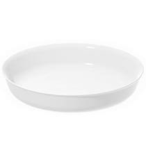 Assadeira Redonda de Vidro Temperado Branco Marinex Opaline 2L - Nadir 685917 Assadeira Redonda de Vidro Temperado Branco Marinex Opaline 2L - Nadir 685917