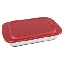 Assadeira Refratária Retangular Marinex Funda 5 Litros com Tampa Assadeira Refratária Retangular Marinex Funda 5 Litros com Tampa