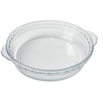 Assadeira Refratário De Vidro Redonda 20cm Transparente