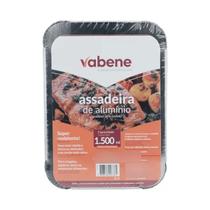 Assadeira retangular 1500ml c/ tampa cart 12un vabene