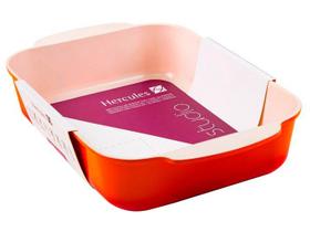Assadeira retangular 25X20CM Hercules PA9000-A25L Laranja