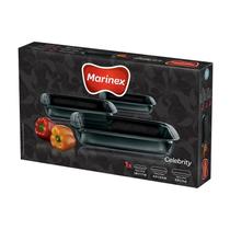 Assadeira Retangular 3 Peças Presente Assadeira Retangular 3 Peças Presente