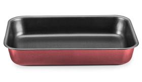 Assadeira Retangular Alta 4,6 Litros Cristal Cereja - Mta - Mta Panelas Assadeira Retangular Alta 4,6 Litros Cristal Cereja - Mta - Mta Panelas