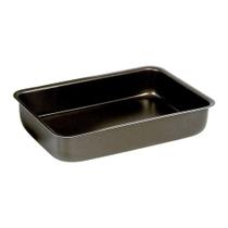Assadeira Retangular Alta Black - 2,5L - 700101 - Fortaleza Assadeira Retangular Alta Black - 2,5L - 700101 - Fortaleza