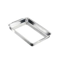 Assadeira Retangular Alta c/Aba Nº4 48X31,8 8.4 L Alumínio